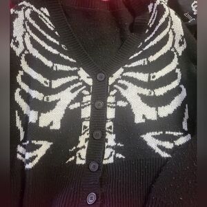 Knitted Skeleton Cardigan